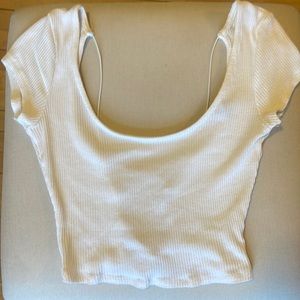 White Crop Openback